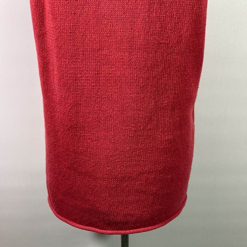 Style New York Embroid Front Solid Back Long Vest Size M - Picture 6 of 8